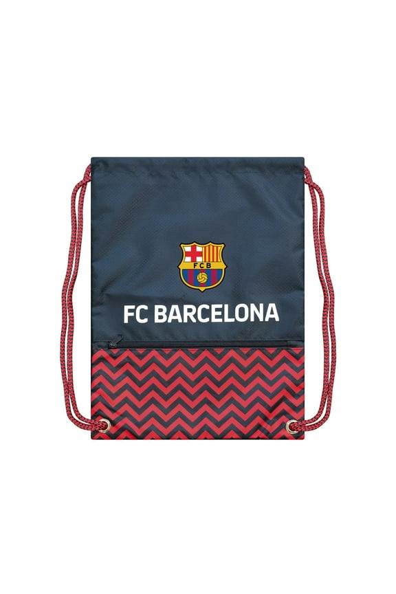 FC Barcelona Chevron Drawstring Cinch Bag