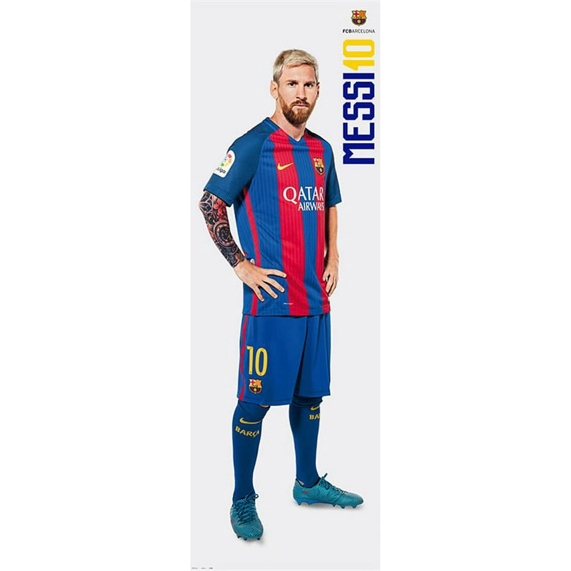 Messi #10 Barcelona FC Soccer Jersey Youth Size 10