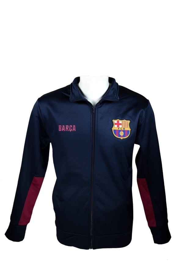 FC Barcelona Official License Soccer Jacket Football Soocer Hoodie Adult - 008 L