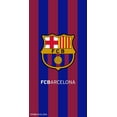 thumbnail image 1 of FC Barcelona Official Soccer Football Club Beach Towel - Blue/Red, 1 of 1