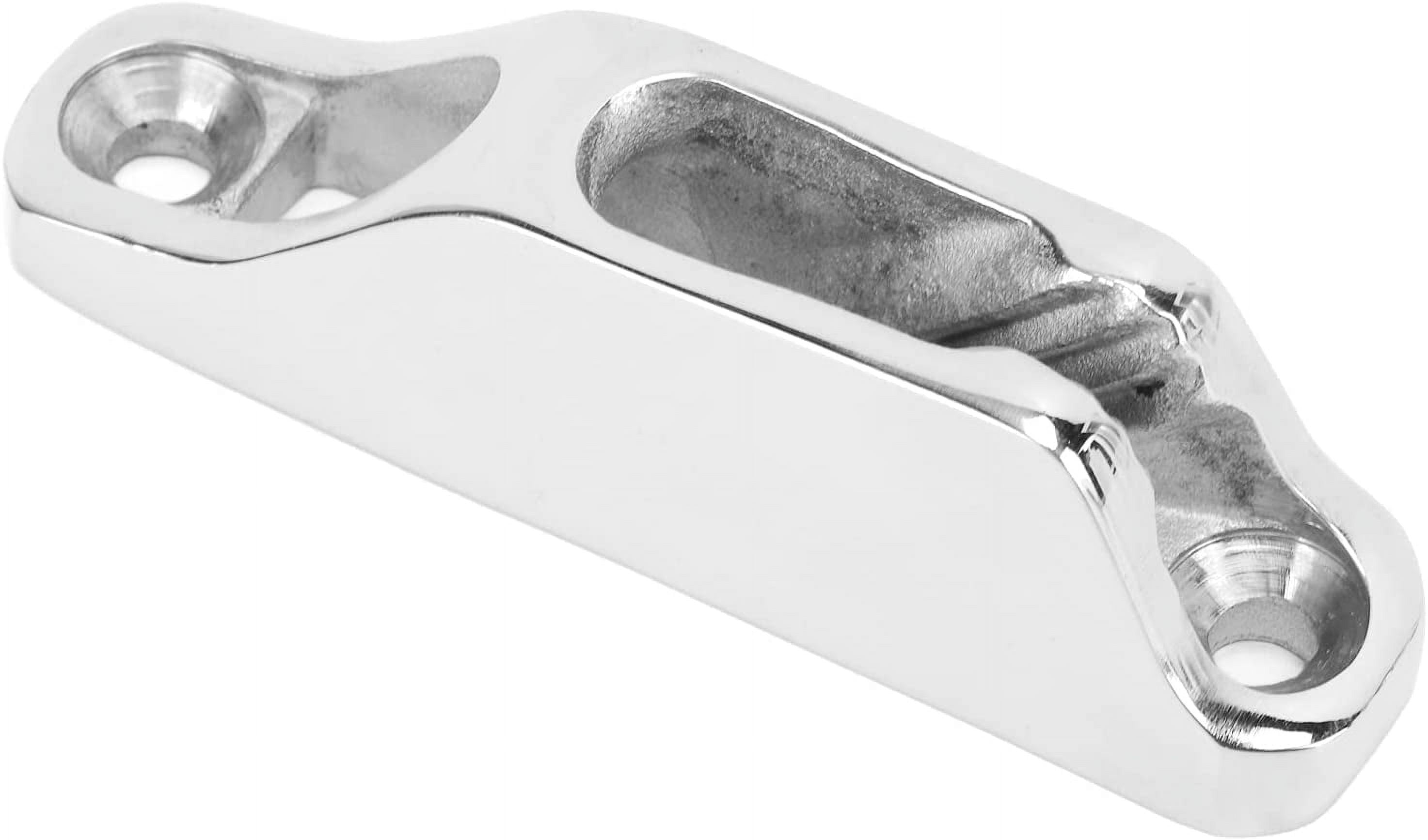 FCBoat Rope Clam Cleat,18x80mm Marine Grade 316 Stainless Steel Clam