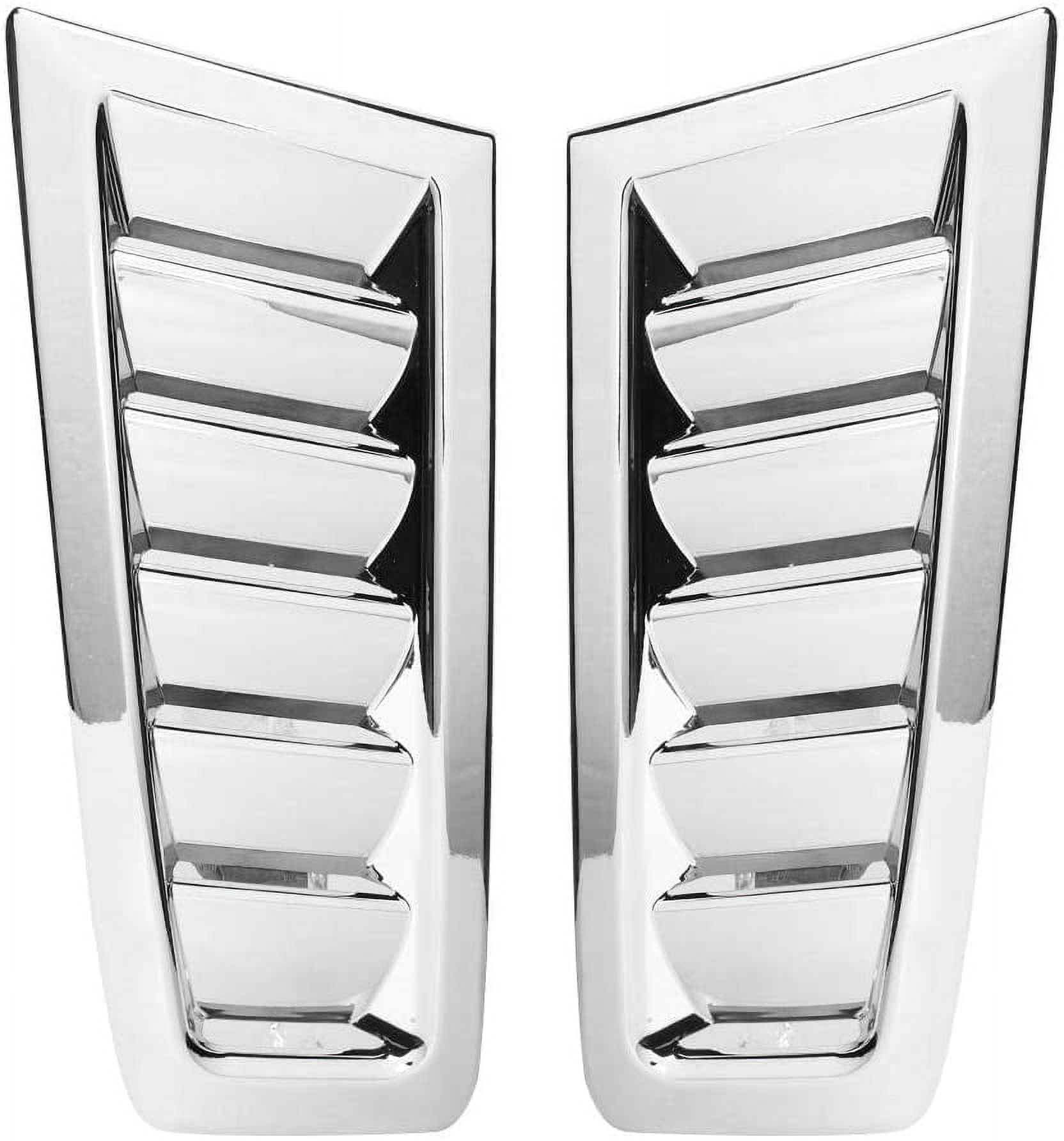 FCCar Hood Vent Scoop Kit Universal Cold Air Intake Fitment Louvers