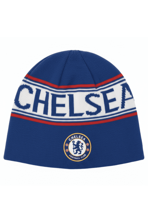 Group Chelsea Premier League Unisex Acrylic Beanie, Blue