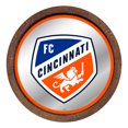 thumbnail image 1 of FC Cincinnati 20.25'' Barrel Top Framed Mirror Sign, 1 of 5