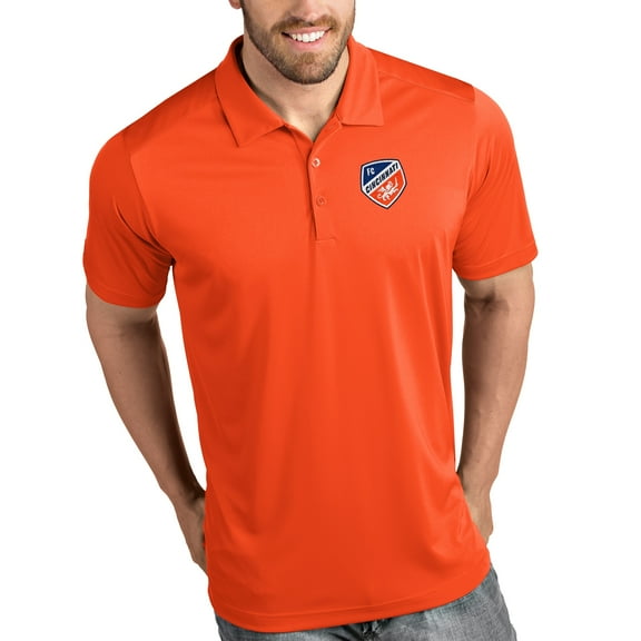 FC Cincinnati Antigua Tribute Polo - Orange
