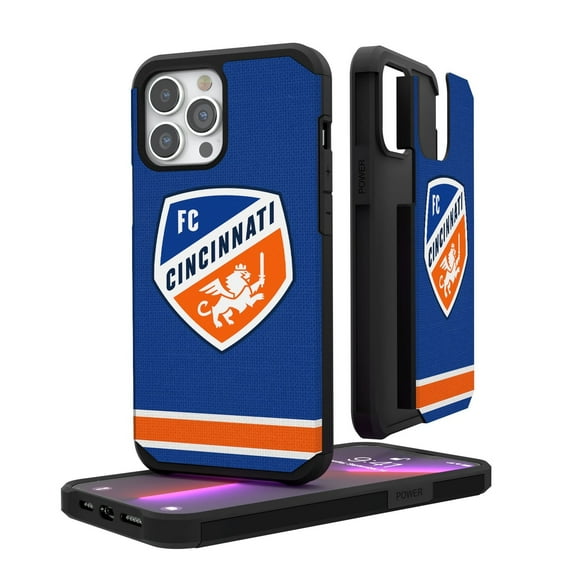 FC Cincinnati iPhone Stripe Design Rugged Case