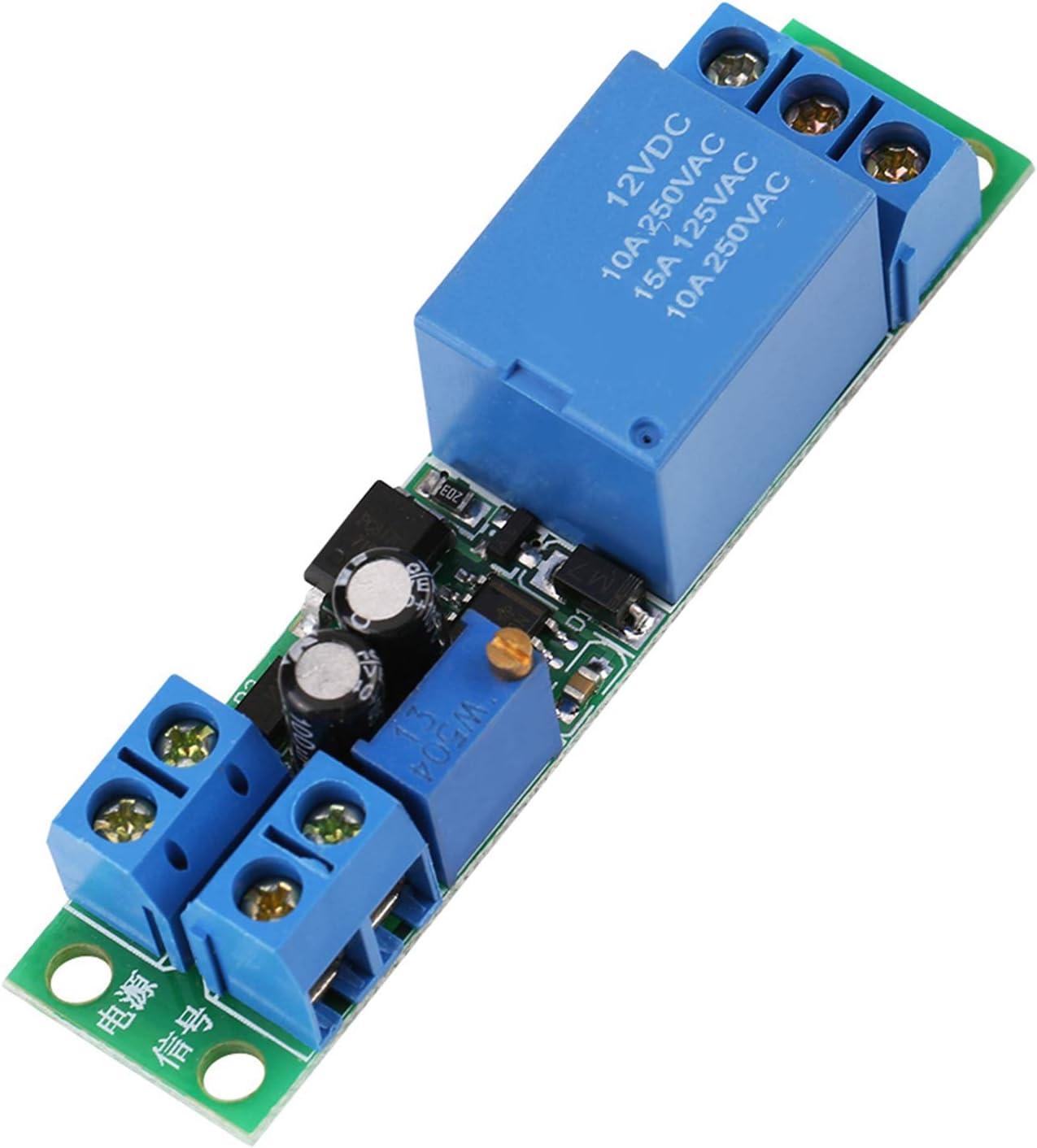 FCDC12V Adjustable Delay Timer Switch Relay Module, Trigger Delay