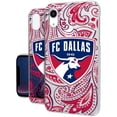 thumbnail image 1 of FC Dallas Paisley Clear iPhone XR Case, 1 of 1