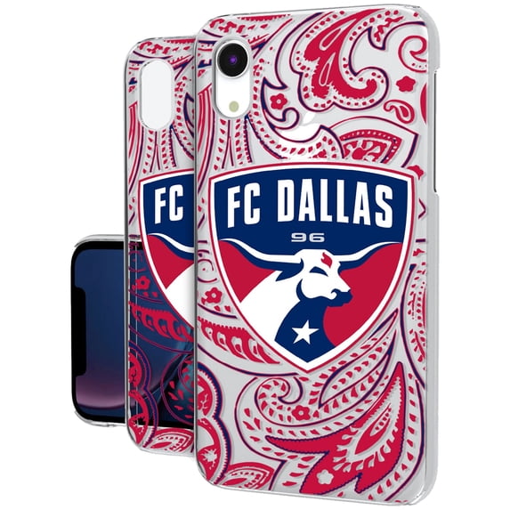 FC Dallas Paisley Clear iPhone XR Case