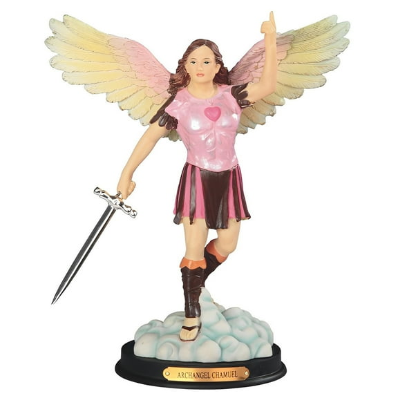 FC Design 10"H Archangel Chamuel Statue Angel of Peaceful Relationships Holy Figurine Statue Sculpture Ornament Decoration Home/Room Decor and Unique Gift Ideas