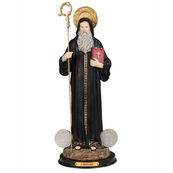 FC Design 16"H St Saint San Benito Abad Statue Holy Figurine Religious Decoration