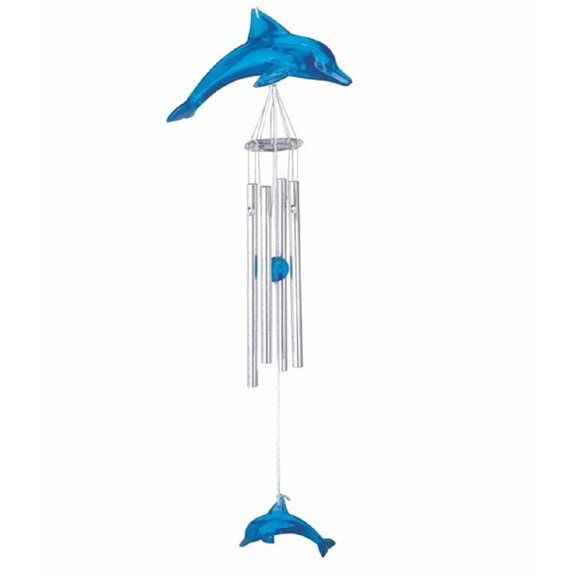 FC Design 16" Long Dolphin Acrylic Wind Chime Marine Life Garden Patio Decoration