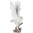 thumbnail image 1 of FC Design 17"H Snowy Owl Wings Up Statue Wild Animal Decoration Figurine, 1 of 6