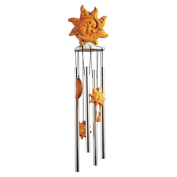 FC Design 23" Long Celestial Round Top Wind Chime Statue Sculpture Ornament Decoration Home/Room/Garden Decor and Unique Gift Ideas for Housewarming, Holidays and Birthdays