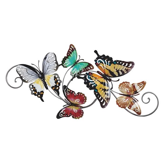 FC Design 29.25"W Butterfly Wall Plaque Decor Statue Sculpture Ornament Decoration Home/Room Decor and Unique Gift Ideas for Housewarming, Holidays and Birthdays