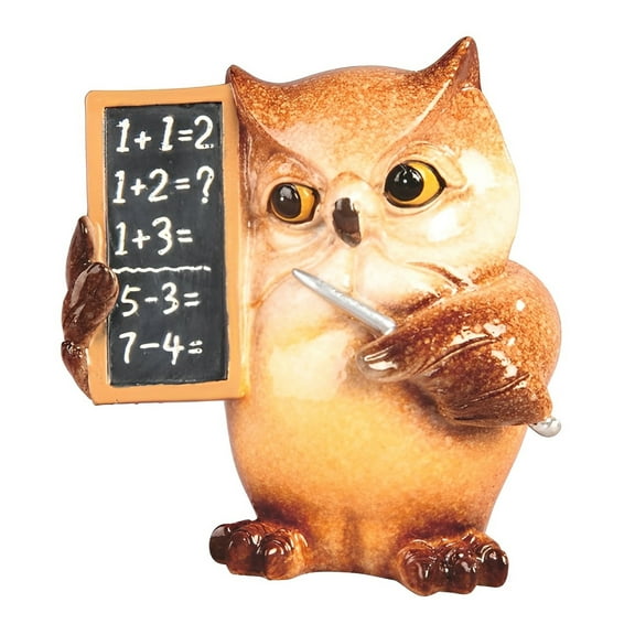 FC Design 3.75"H Owl Teacher Teaching Math Figurine Statue Sculpture Ornament Decoration Home/Room Decor and Unique Gift Ideas for Housewarming, Holidays and Birthdays