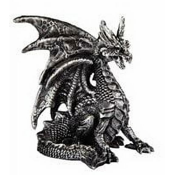 FC Design 3.75"W Medieval Silver Dragon Statue Fantasy Decoration Figurine
