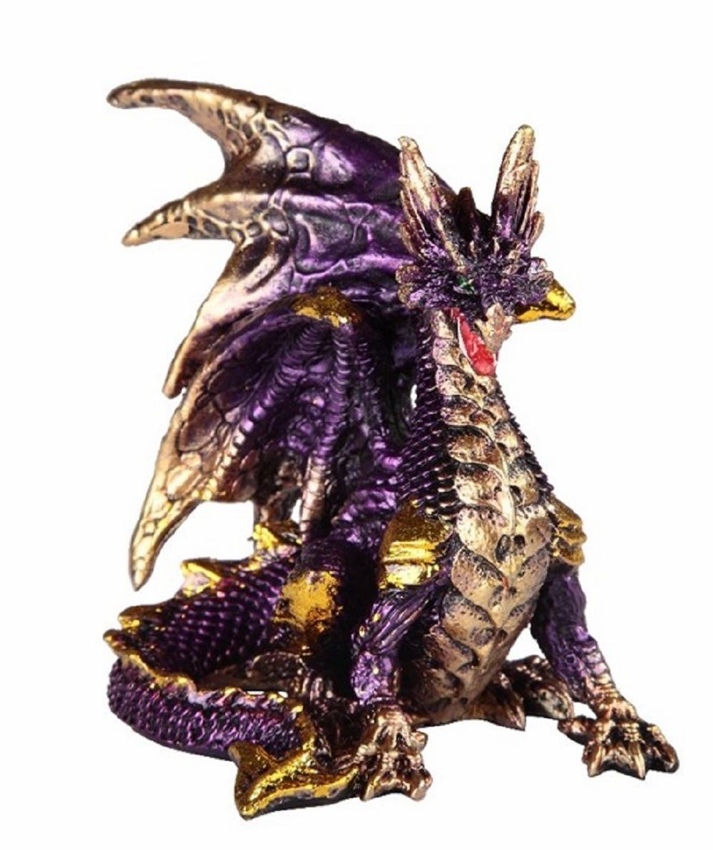 FC Design 3.75"W Purple Dragon Statue Fantasy Decoration Figurine ...