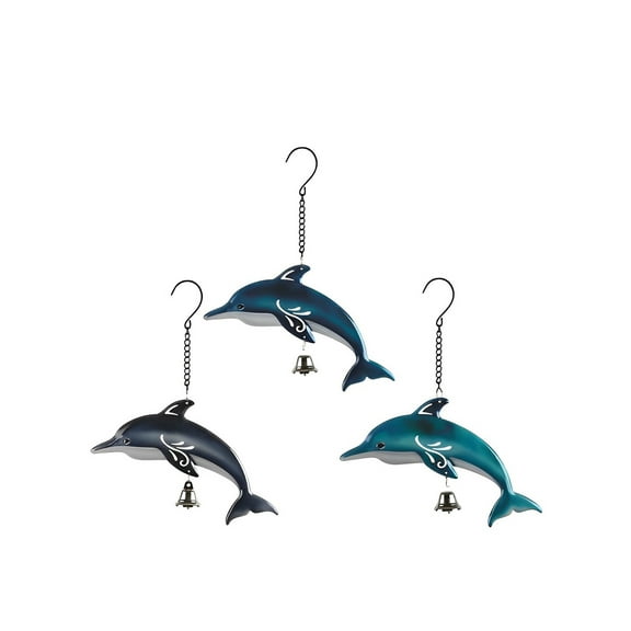 FC Design 3-PC Dolphin Ornament 11"H Set Figurine Statue Sculpture Ornament Decoration Home/Room Decor and Unique Gift Ideas for Housewarming, Holidays and Birthdays