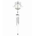 thumbnail image 1 of FC Design 32" Long Silver Angel Gem Wind Chime Garden Patio Decoration, 1 of 1