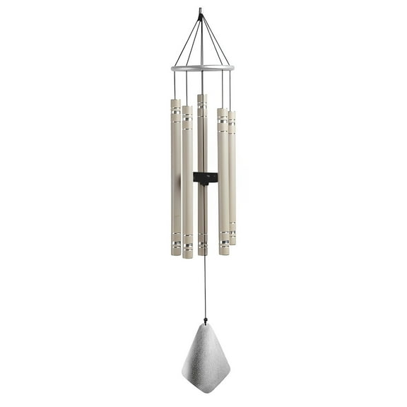 FC Design 36" Long Grey Tuned Traditional Wind Chime Statue Sculpture Ornament Decoration Home/Room/Garden Decor and Unique Gift Ideas for Housewarming, Holidays and Birthdays