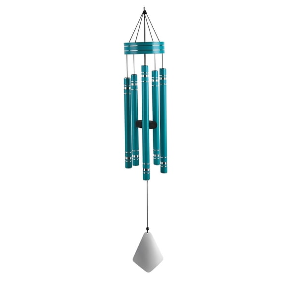 FC Design 36" Long Tuned Traditional Turquoise Wind Chime Statue Sculpture Ornament Decoration Home/Room/Garden Decor and Unique Gift Ideas for Housewarming, Holidays and Birthdays