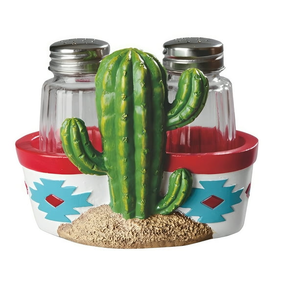 FC Design 4.5"H Cactus Salt & Pepper Shakers Statue Sculpture Ornament Decoration Home/Room Decor and Unique Gift Ideas for Housewarming, Holidays and Birthdays