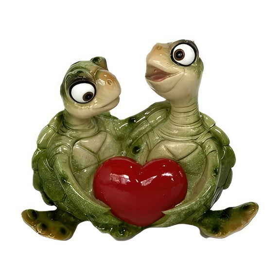 FC Design 4.5"W Green Sea Turtle Couple Figurine Statue Sculpture Ornament Decoration Home/Room Decor and Unique Gift Ideas for Housewarming, Holidays and Birthdays