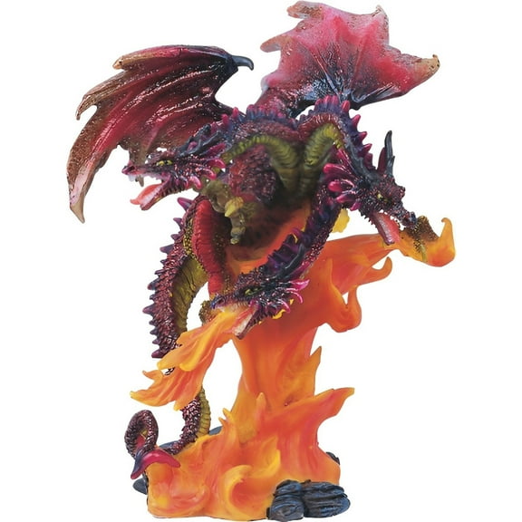 FC Design 4"H Three-Headed Volcano Dragon Figurine Statue Sculpture Ornament Decoration Home/Room Decor and Unique Gift Ideas for Housewarming, Holidays and Birthdays