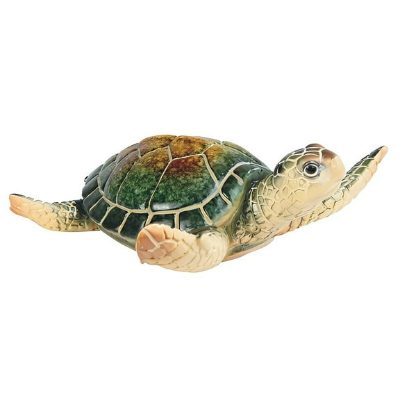 FC Design 4"W Miniature Green Sea Turtle Figurine Statue Sculpture Ornament Decoration Home/Room Decor and Unique Gift Ideas for Housewarming, Holidays and Birthdays
