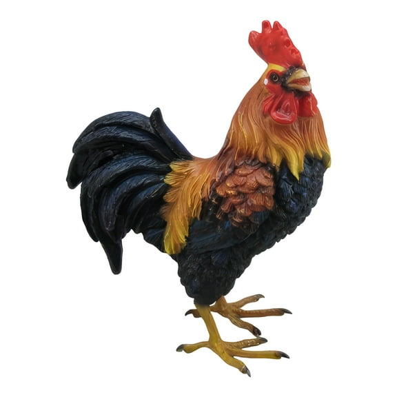 FC Design 5.5"H Brown Rooster Figurine Statue Sculpture Ornament Decoration Home/Room Decor and Unique Gift Ideas for Housewarming, Holidays and Birthdays