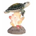 thumbnail image 1 of FC Design 5.5"H Green Sea Turtle on Coral with LED Night Light Marine Life Decoration Figurine, 1 of 1