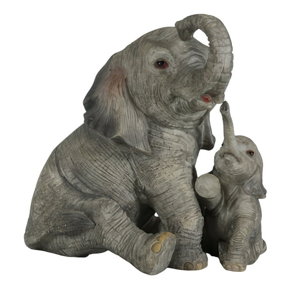 FC Design 5"H Elephant with Cub Figurine Statue Sculpture Ornament Decoration Home/Room Decor and Unique Gift Ideas for Housewarming, Holidays and Birthdays