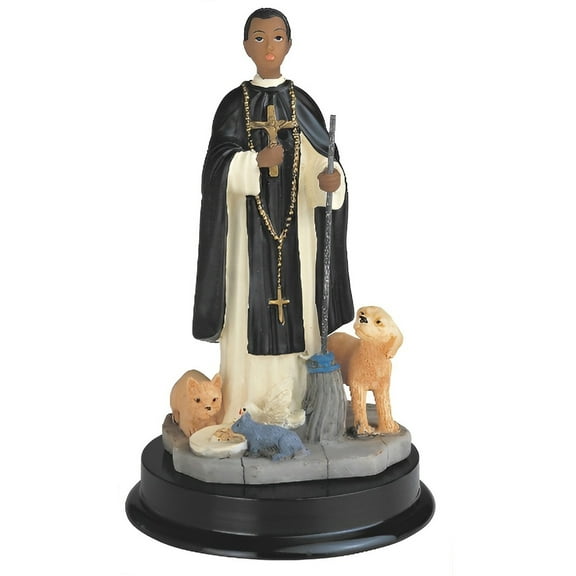 FC Design 5"H Saint Martin de Porres Holy Figurine Statue Sculpture Ornament Decoration Home/Room Decor and Unique Gift Ideas for Housewarming, Holidays and Birthdays