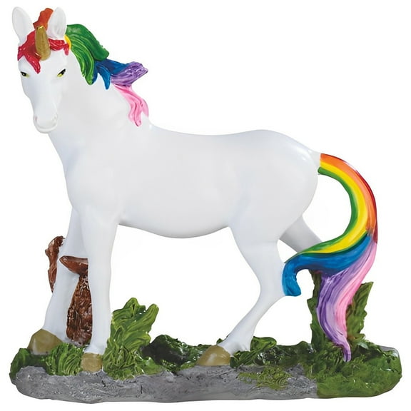 FC Design 5"H Unicorn with Rainbow Mane and Tail Figurine Statue Sculpture Ornament Decoration Home/Room Decor and Unique Gift Ideas for Housewarming, Holidays and Birthdays