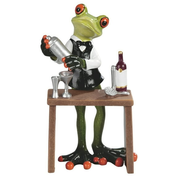 FC Design 6.25"H Bartendor Frog Figurine Statue Sculpture Ornament Decoration Home/Room Decor and Unique Gift Ideas for Housewarming, Holidays and Birthdays