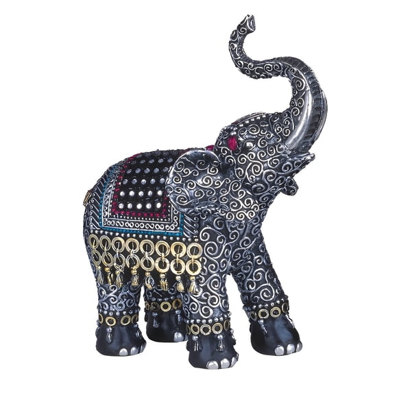 FC Design 6.5"H Thai Elephant with Trunk Up Figurine Statue Sculpture Ornament Decoration Home/Room Decor and Unique Gift Ideas for Housewarming, Holidays and Birthdays