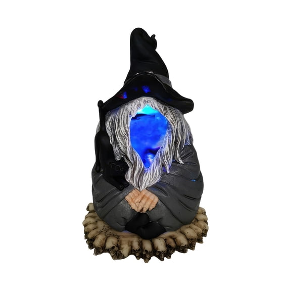 FC Design 6.75"H LED Wizard with Cone Burner Statue Sculpture Ornament Decoration Home/Room Decor and Unique Gift Ideas for Housewarming, Holidays and Birthdays