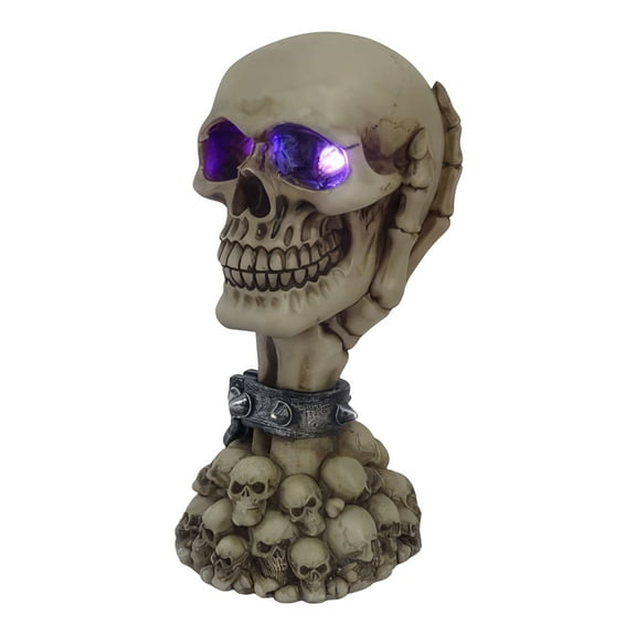 FC Design 6"H Skull Pile with LED Figurine Statue Sculpture Ornament Decoration Home/Room Decor and Unique Gift Ideas for Housewarming, Holidays and Birthdays