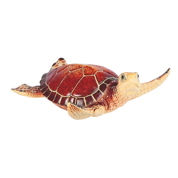 FC Design 6"W Brown Sea Turtle Swimming Figurine Statue Sculpture Ornament Decoration Home/Room Decor and Unique Gift Ideas for Housewarming, Holidays and Birthdays