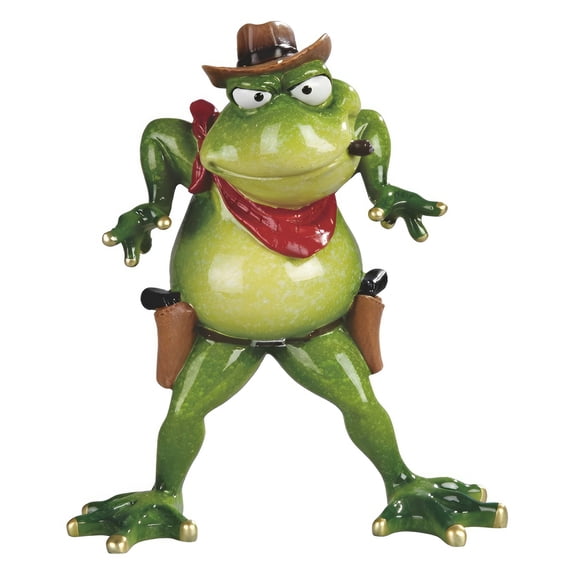 FC Design 7"H Cowboy Frog Standing Figurine Statue Sculpture Ornament Decoration Home/Room Decor and Unique Gift Ideas for Housewarming, Holidays and Birthdays