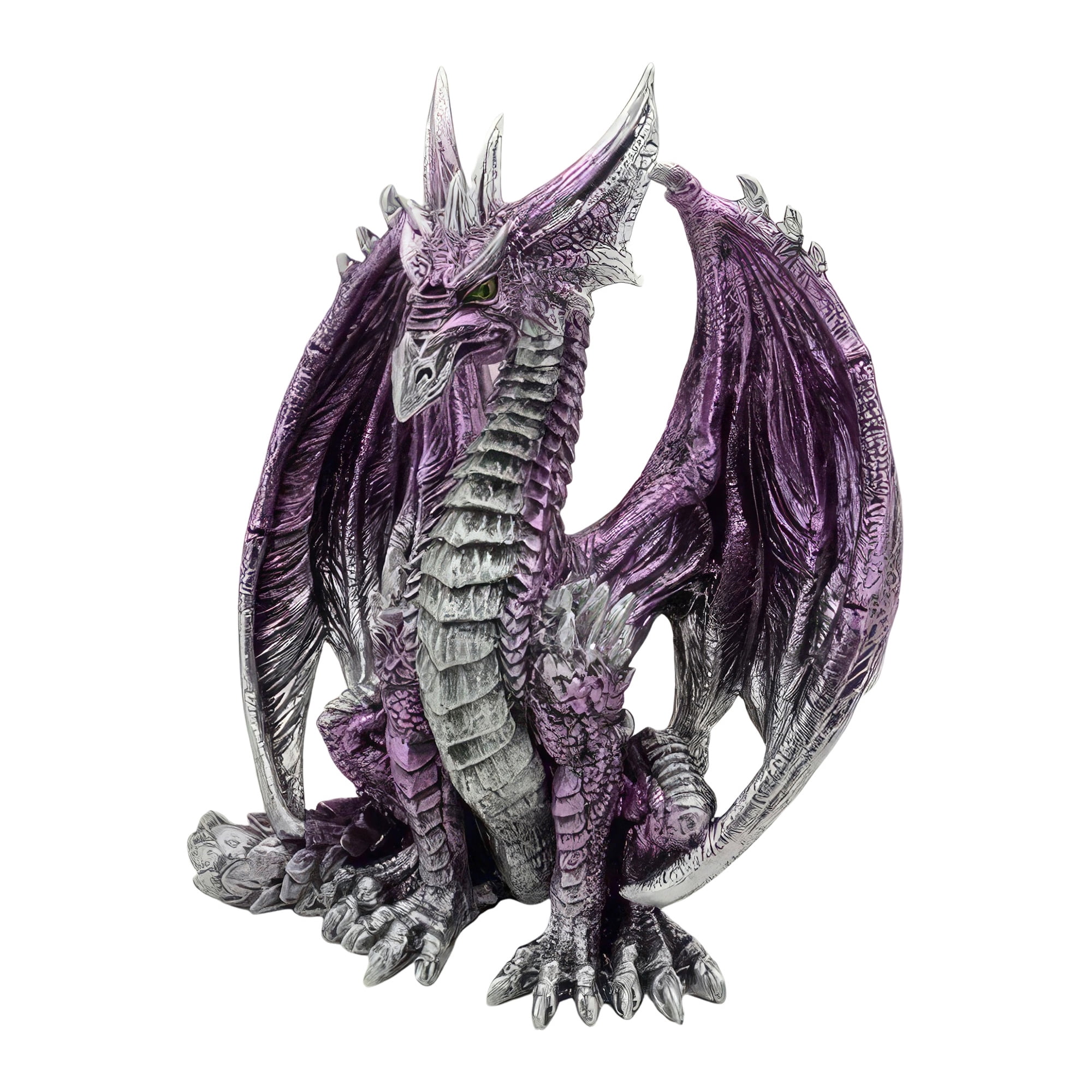 FC Design 7"H Purple Dragon Sitting Figurine Statue Sculpture Ornament ...
