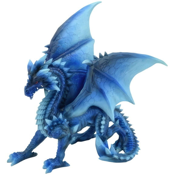 FC Design 8.5"W Blue Dragon Sitting Figurine Statue Sculpture Ornament Decoration Home/Room Decor and Unique Gift Ideas for Housewarming, Holidays and Birthdays