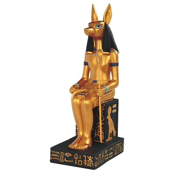 FC Design 9.75"H Egyptian Deity Anubis Ancient Egyptian God of The Dead Black and Gold Figurine Statue Sculpture Ornament Decoration Home/Room Decor and Unique Gift Ideas