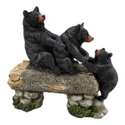 FC Design 9.75"W Bear Family Crossing Bridge Figurine Statue Sculpture Ornament Decoration Home/Room Decor and Unique Gift Ideas for Housewarming, Holidays and Birthdays
