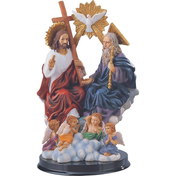 FC Design 9"H Holy Trinity Father, Son, and Holy Spirit Figurine Holy Figurine Statue Sculpture Ornament Decoration Home/Room Decor and Unique Gift Ideas for Housewarming, Holidays and Birthdays