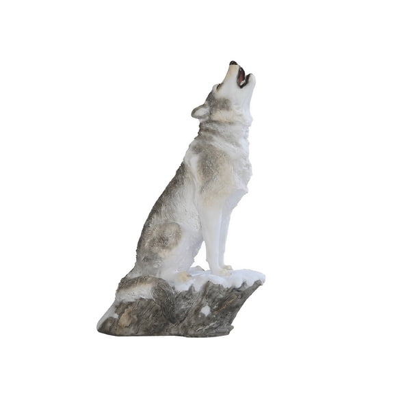 FC Design 9"H Howling Wolf Figurine Statue Sculpture Ornament Decoration Home/Room Decor and Unique Gift Ideas for Housewarming, Holidays and Birthdays
