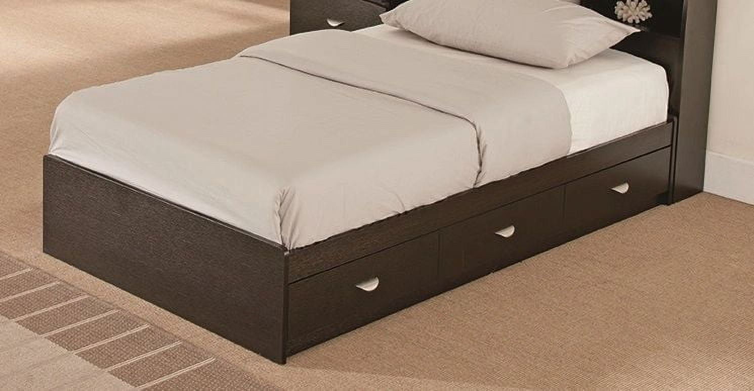 FC Design Full/Twin Platform Storage Bed with Three Drawers in
