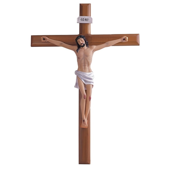 FC Design Jesus Nailed On The Cross 22"H Wall Cross Crucifix Wall Plaque Decor Statue Sculpture Ornament Decoration Home/Room Decor and Unique Gift Ideas for Housewarming, Holidays and Birthdays