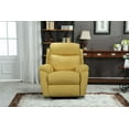 thumbnail image 1 of FC Design Modern Power Recliner Chair With USB Charging Port And Pillow Top Arms in Yellow Finish, 1 of 7